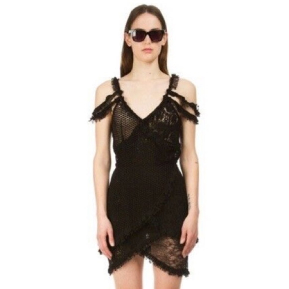 Rodarte + Opening Ceremony Black Lace Dress